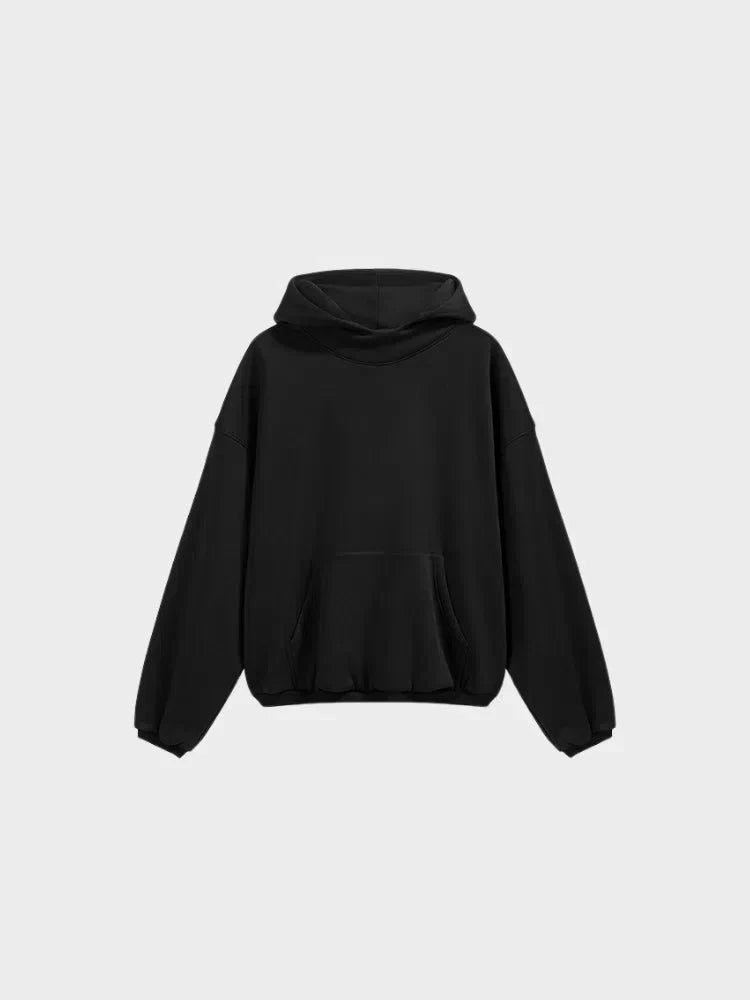 DARK BLUE FLEECE HOODIE - FLAME FLEECE HOODIE