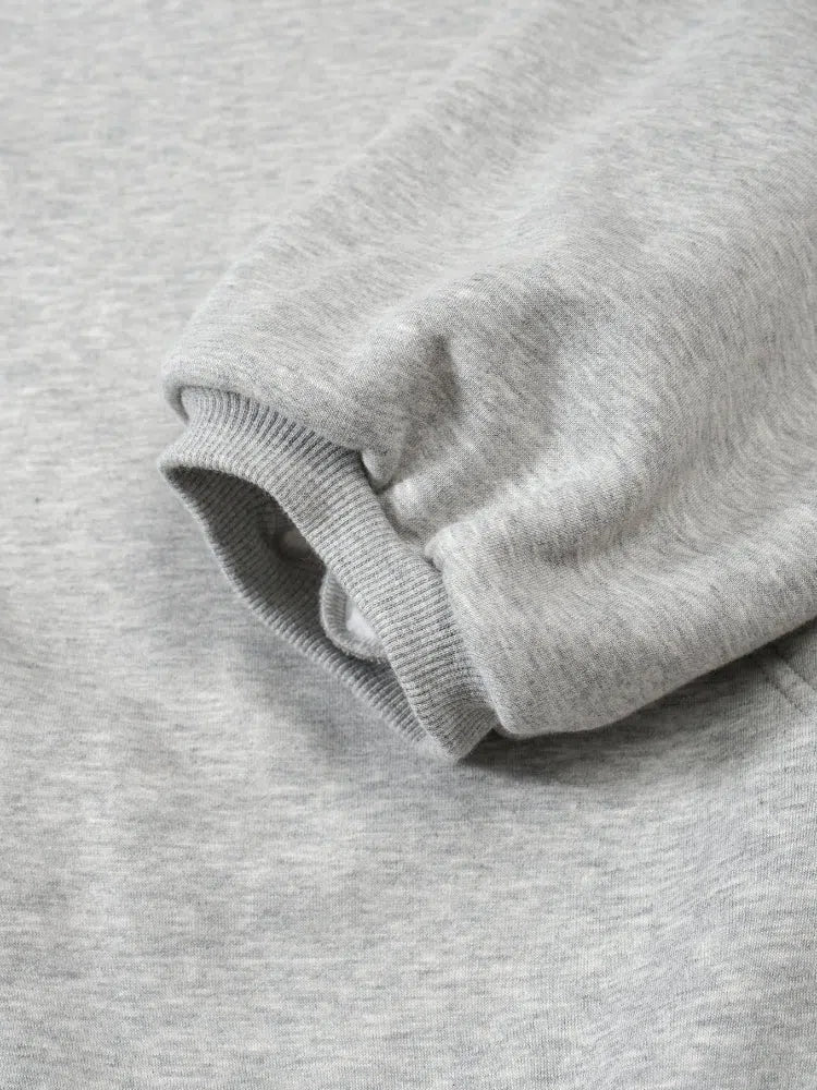 DARK BLUE FLEECE HOODIE - FLAME FLEECE HOODIE