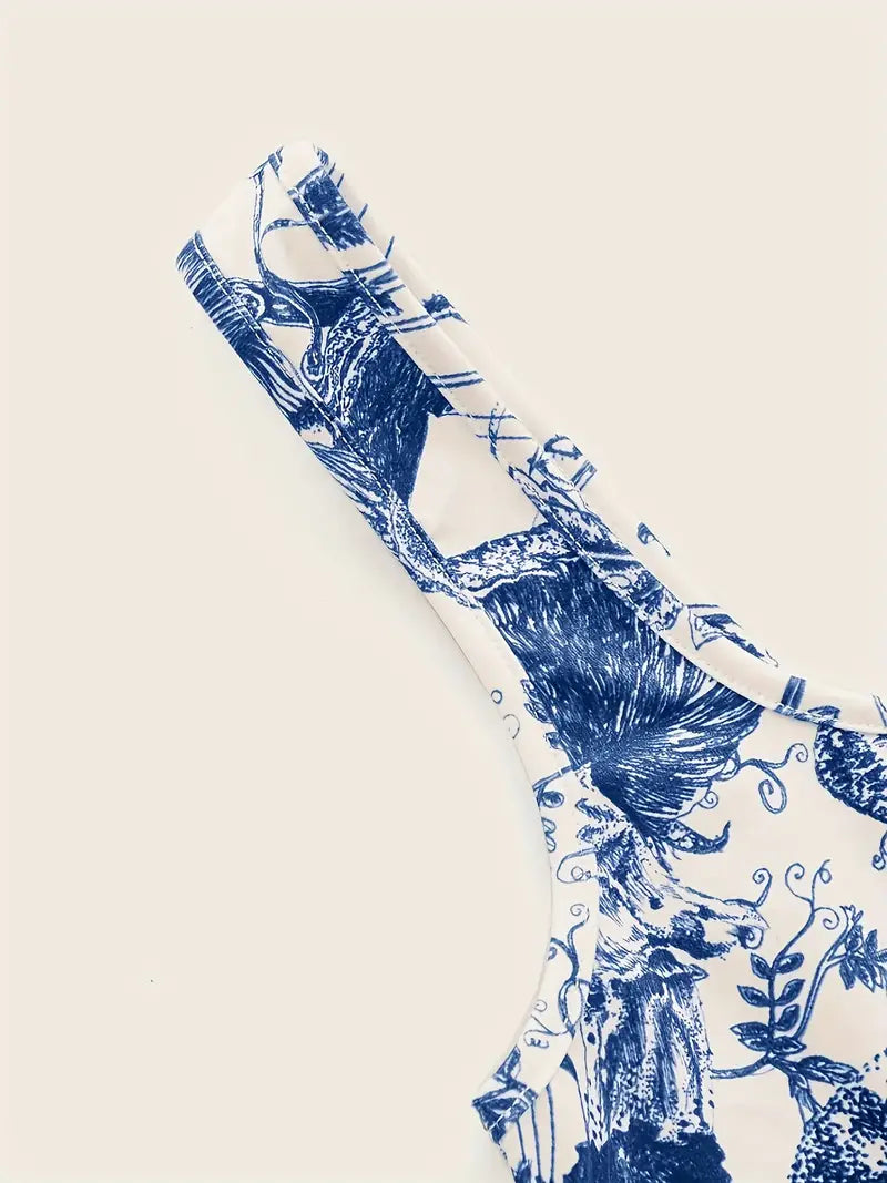 FLORAL CORSET TOP - VINTAGE-INSPIRED TANK FOR STREET STYLE