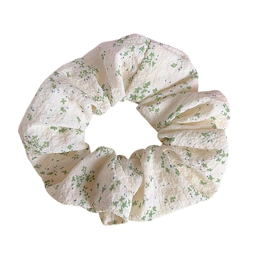FLORAL PATTERNED SCRUNCHIE FOR HAIR STYLING