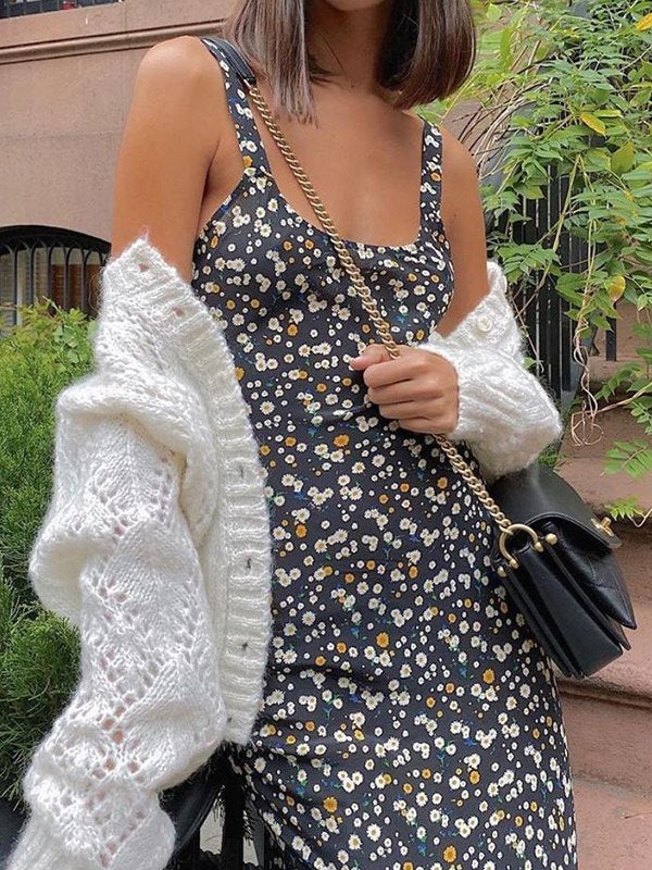FLORAL PRINT MAXI DRESS FOR EFFORTLESS VACATION STYLE