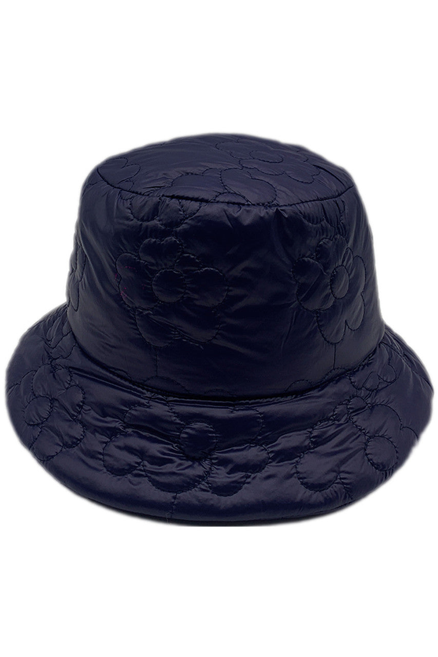 Flower Padded Bucket Hat