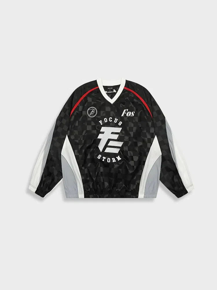 CHECKERED LONG-SLEEVED SHIRT - STORM X DCRB FOCUS STORM EDITION