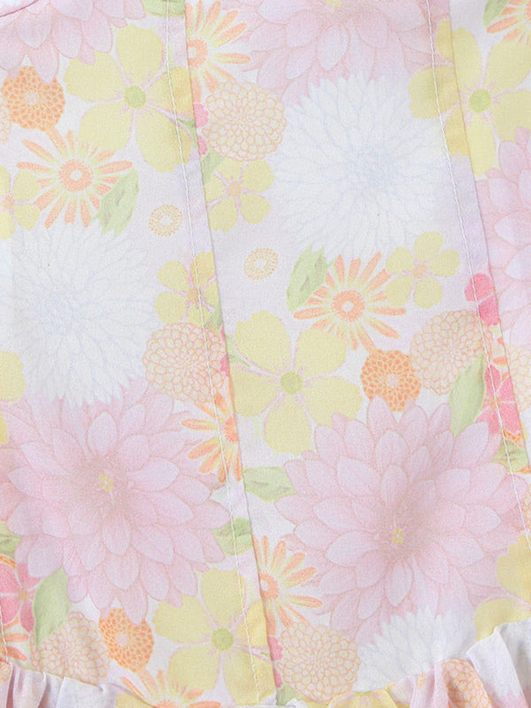 French steel ring suspender dress sexy tube top holiday skirt - Pattern / L