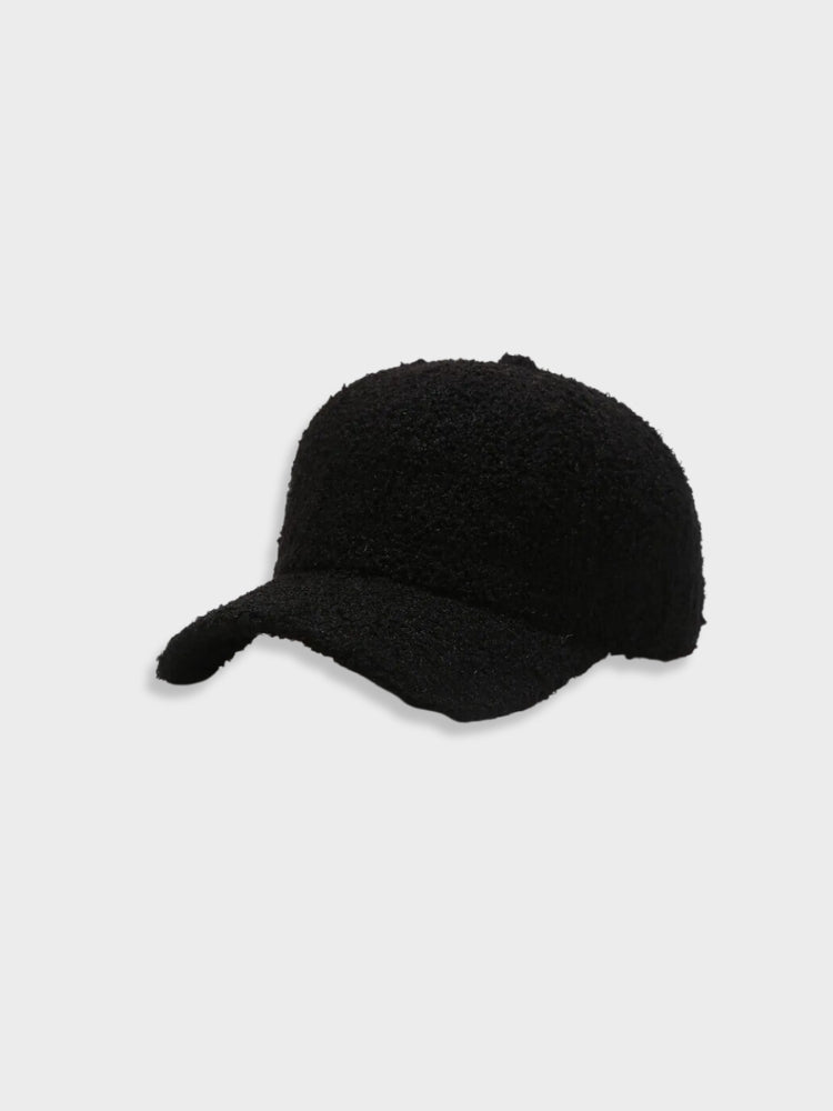 FUZZY GRAY BASEBALL CAP - CLASSIC DESIGN FOR OUTDOOR ACTIVITIES