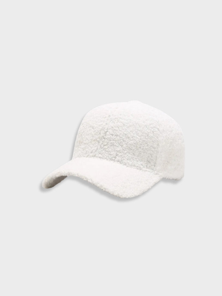 FUZZY GRAY BASEBALL CAP - CLASSIC DESIGN FOR OUTDOOR ACTIVITIES