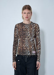 Ganni Women Mesh Top