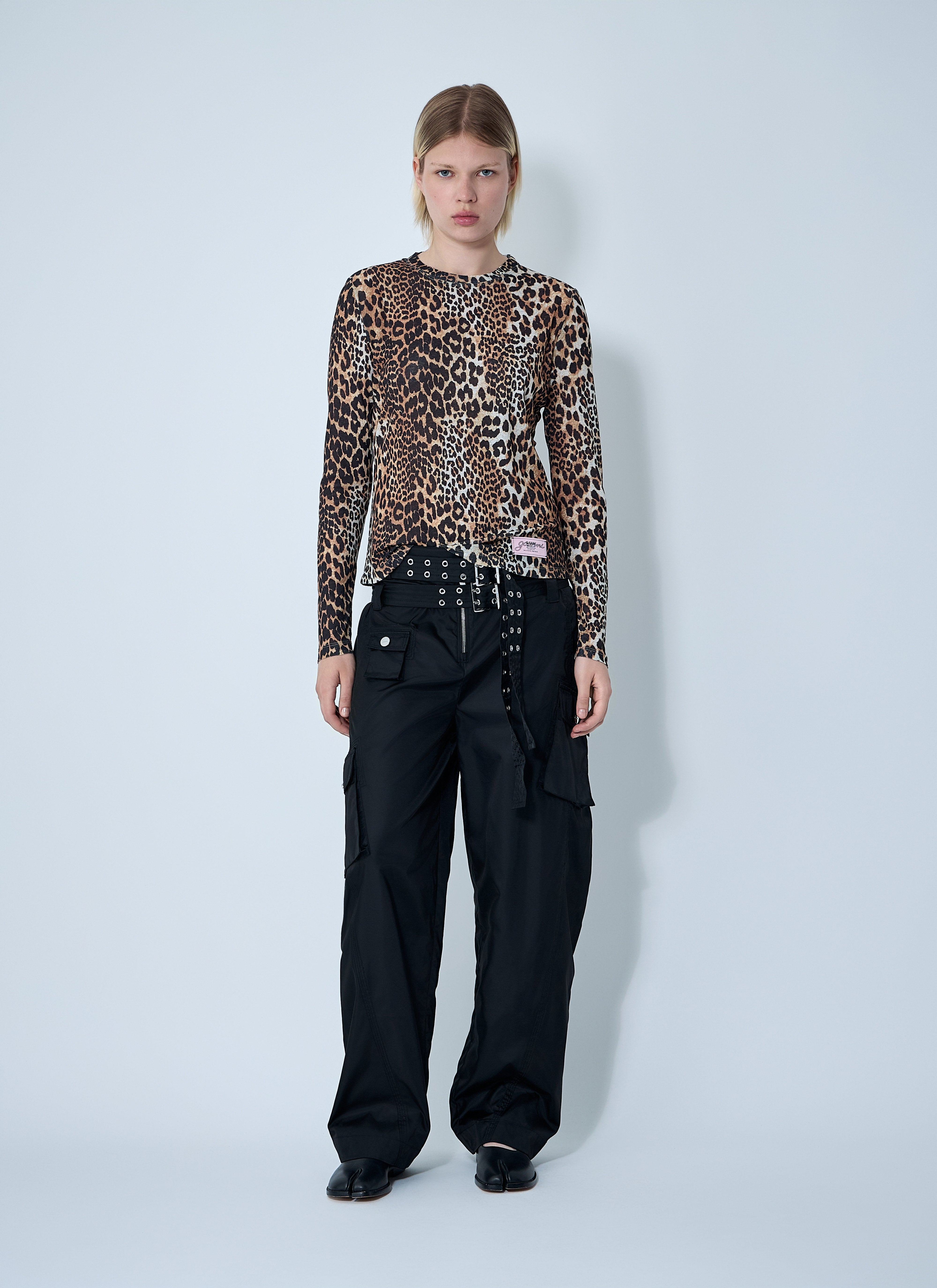 Ganni Women Mesh Top
