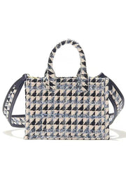Geometric Mini Tote Bag