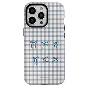 GINGHAM BOWS IPHONE CASE: ELEGANT BOWS IPHONE CASE