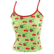 GINGHAM FRUIT BABY TEE SUMMER CHARM TANK TOP