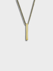 GOLD BAR PENDANT NECKLACE ELEGANT JEWELRY ACCESSORY FOR EVERYDAY WEAR