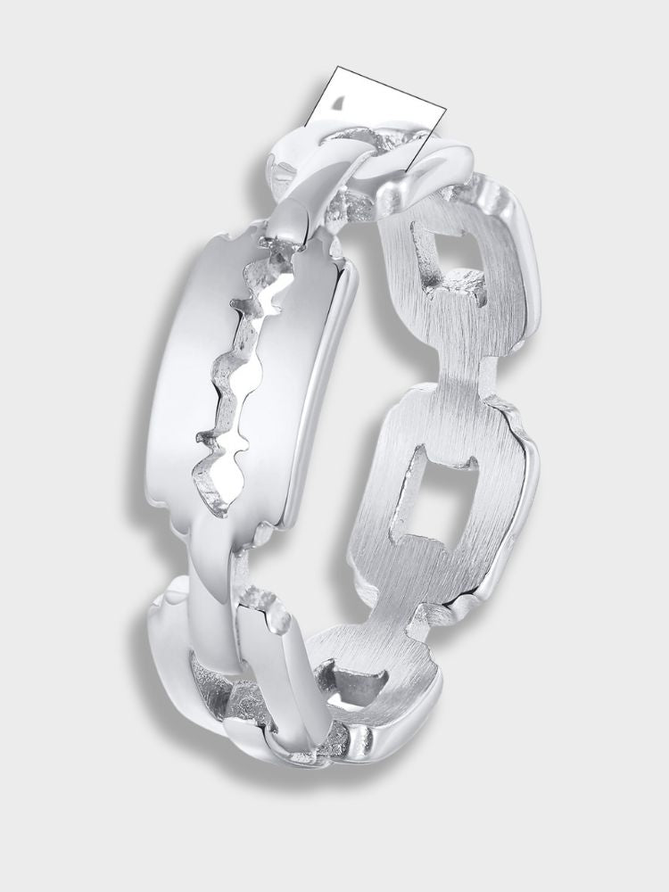 GOLD RAZOR BLADE RING FOR SAFE CUTTING TASKS