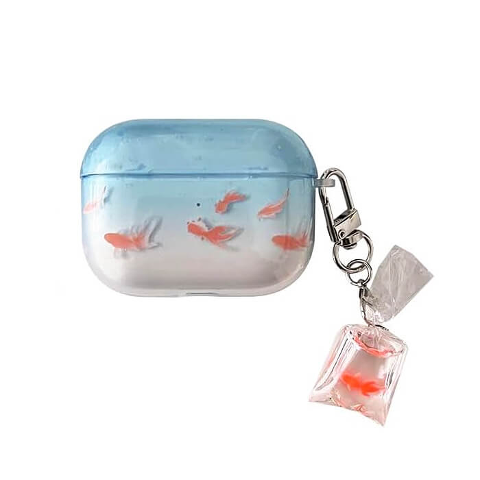 GOLDFISH GRADIENT AIRPODS CASE AESTHETIC AIRPODS