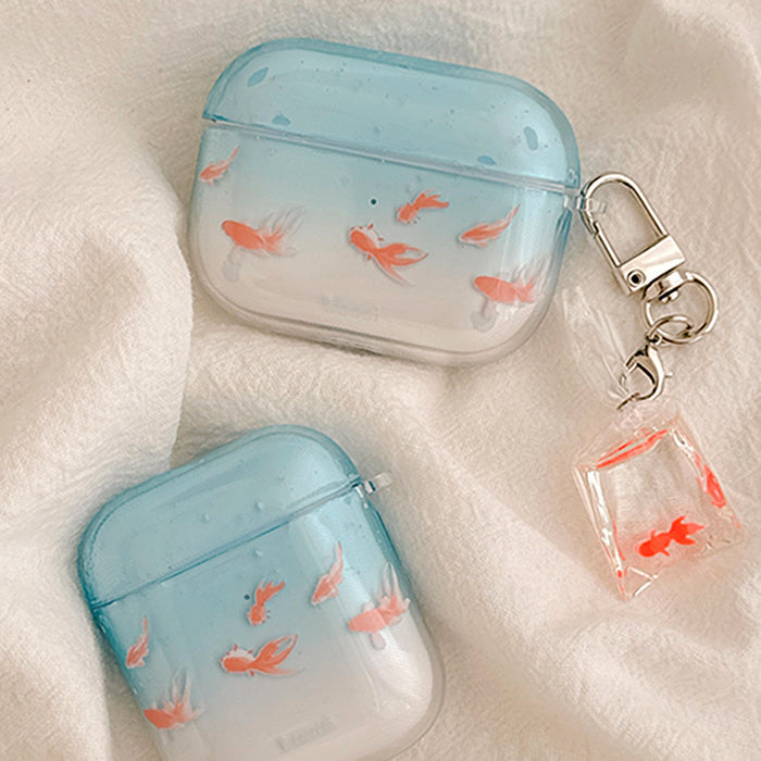 GOLDFISH GRADIENT AIRPODS CASE AESTHETIC AIRPODS