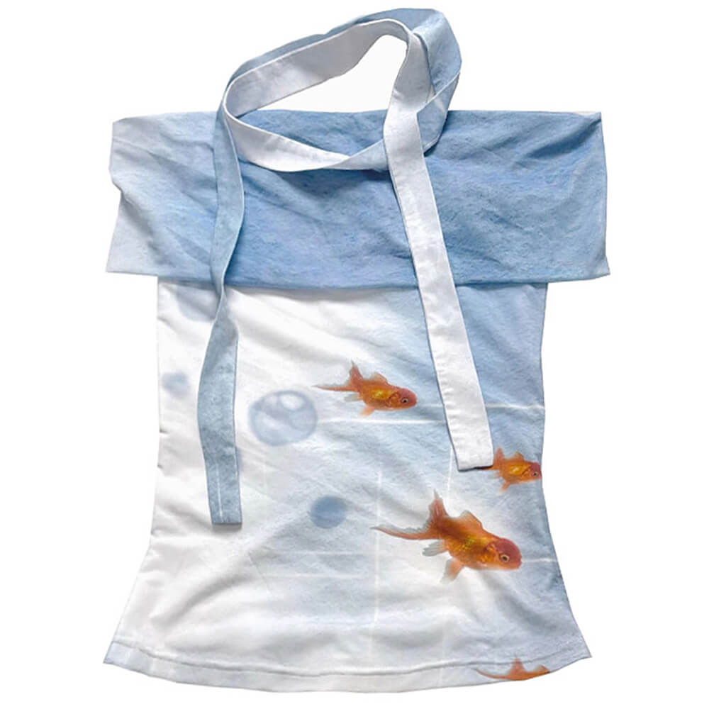 GOLDFISH GRAPHIC TEE: GOLDFISH PRINT GRAPHIC