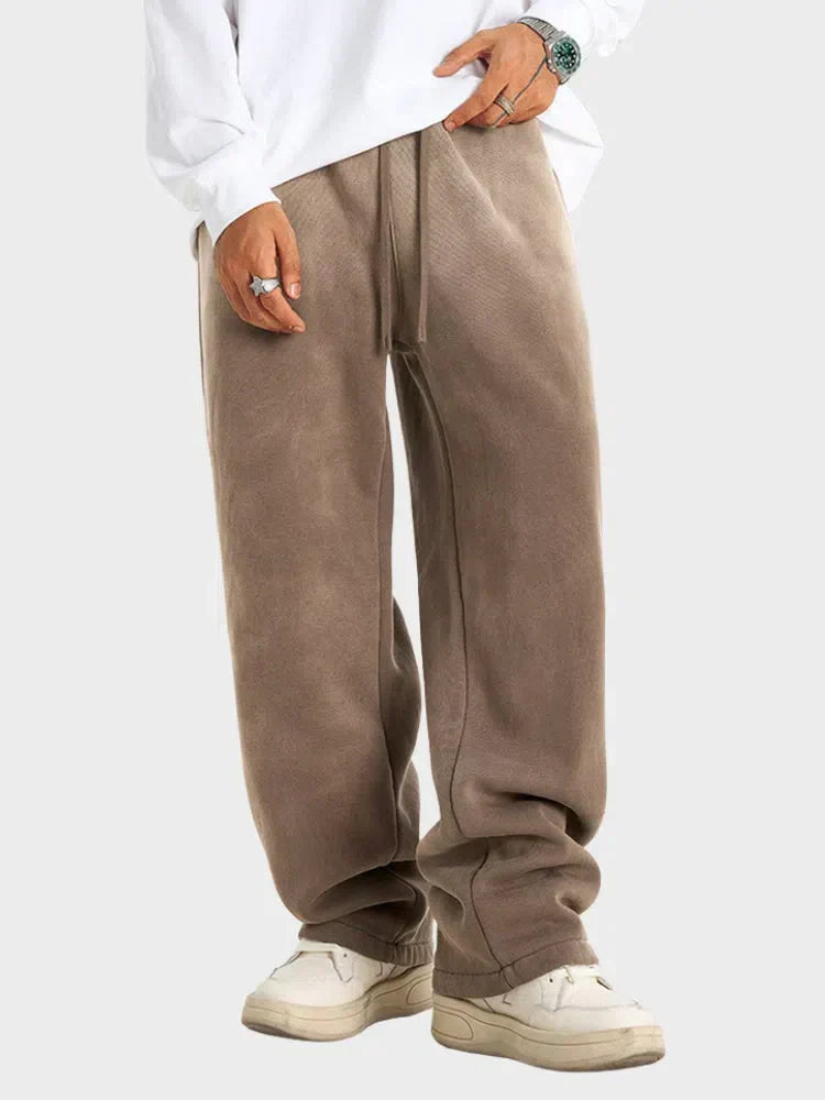 GRADIENT WASHED JOGGERS BLUE OMBRE WASH