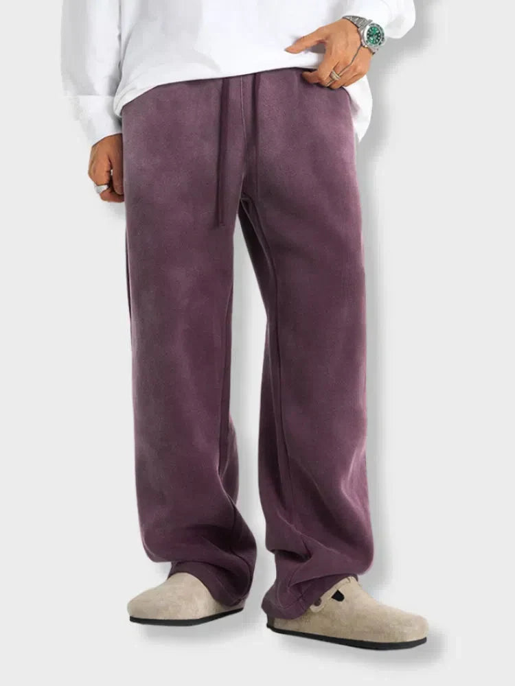 GRADIENT WASHED JOGGERS BLUE OMBRE WASH