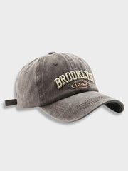 GRAY BASEBALL CAP WITH BROOKLYN EMBROIDERY FOR STYLISH COMFORT