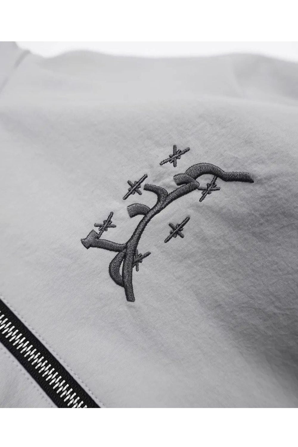 GRAY HOODED PUFFER JACKET FOR ULTIMATE OUTDOOR PROTECTION Y2K STYLE