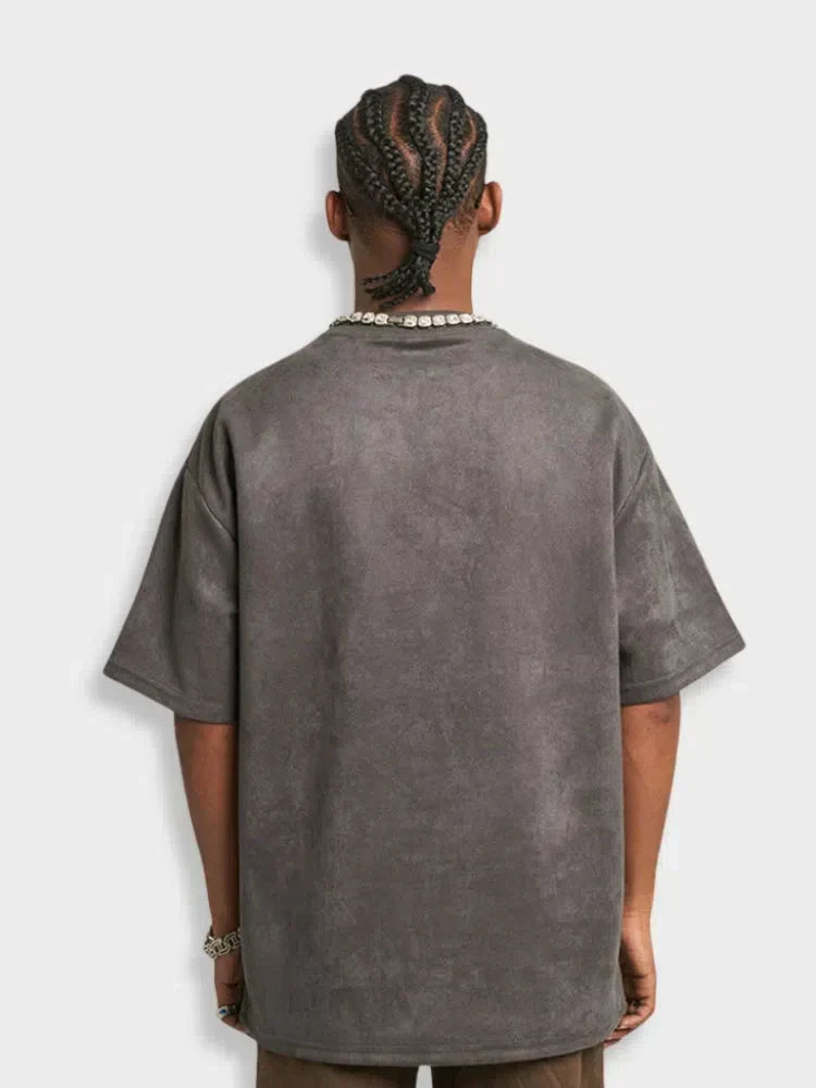 GRAY SHORT-SLEEVED T-SHIRT MAKE TRUE TEE CLASSIC ESSENTIAL