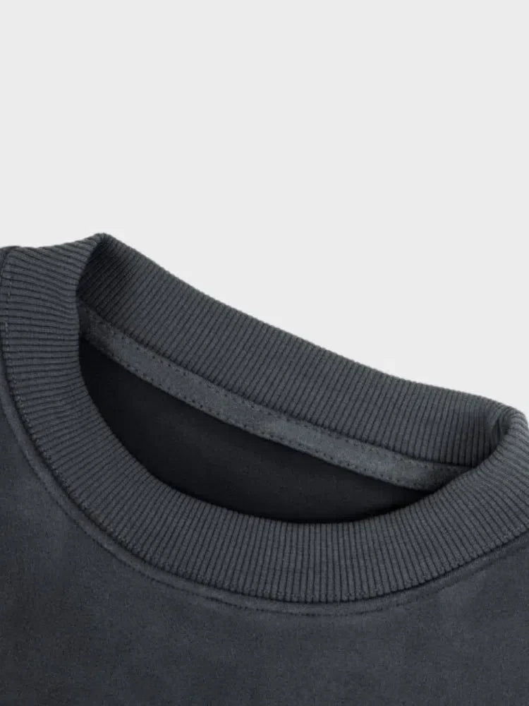 GRAY SHORT-SLEEVED T-SHIRT MAKE TRUE TEE CLASSIC ESSENTIAL