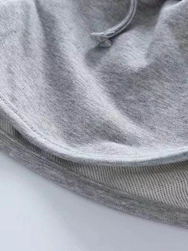 GRAY ULTRA MINI SWEATSHORTS FOR CASUAL WEAR