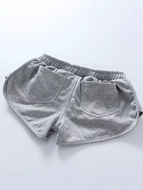 GRAY ULTRA MINI SWEATSHORTS FOR CASUAL WEAR