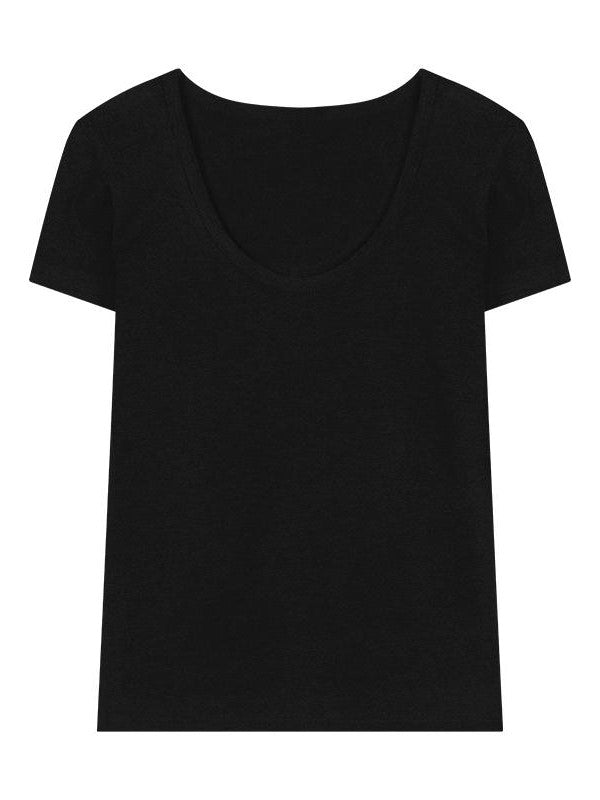GRAY V-NECK T-SHIRT SOLID COLOR CLASSIC FOR EVERYDAY WEAR