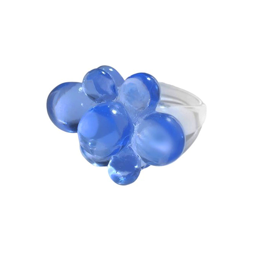 GREEN BUBBLE RING ADJUSTABLE FIT