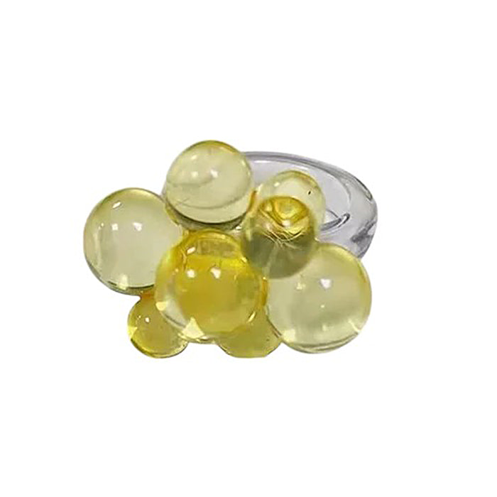 GREEN BUBBLE RING ADJUSTABLE FIT