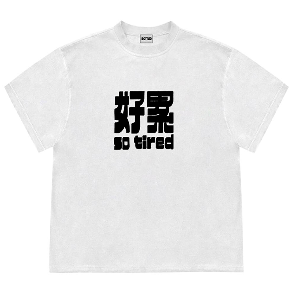 GREEN EXPRESSIVE STATEMENT OVERSIZED GRAPHIC T-SHIRT