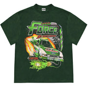GREEN SPEEDSTER RACING CAR GRAPHIC T-SHIRT