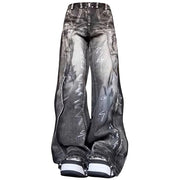 GRUNGE-INSPIRED OVERSIZED CARGO JEANS FOR MEN AND WOMEN