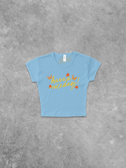 Underground Original Design: Have a Nice Day! Butterflies Micro-Ribbed Baby Tee