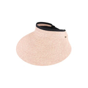 Heather Straw Visor C.C Sun Hat