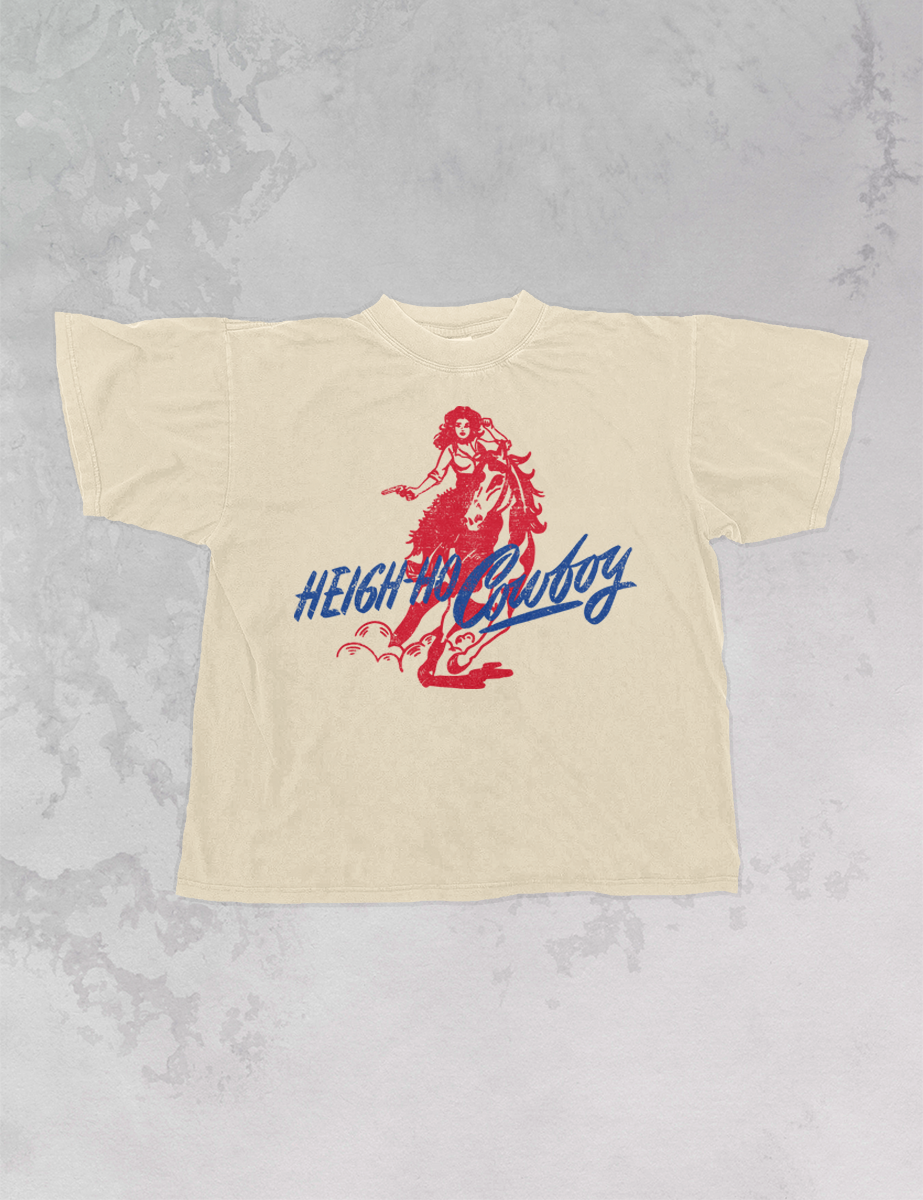 Underground Original Design: Heigh-Ho-Cowboy, Western Oversized TShirt