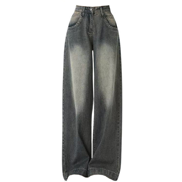 HIGH-WAISTED WIDE-LEG JEANS - FIT WIDE JEANS STYLE