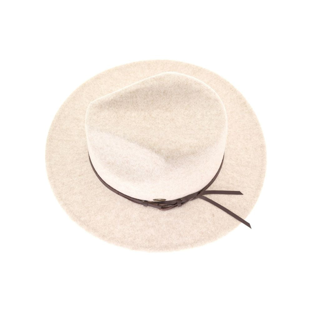 Hitch Knot Trim Vegan Fabric C.C Panama HAT