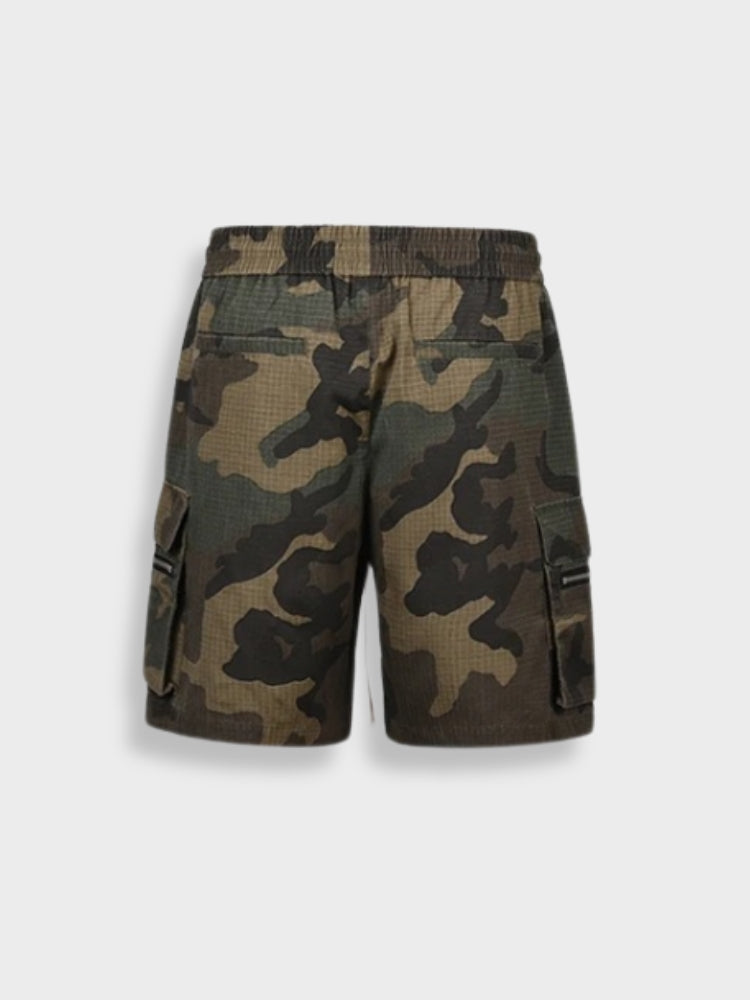 HOPE CAMOUFLAGE 4-PIECE OUTFIT SET WITH TANK TOP AND SHORTS
