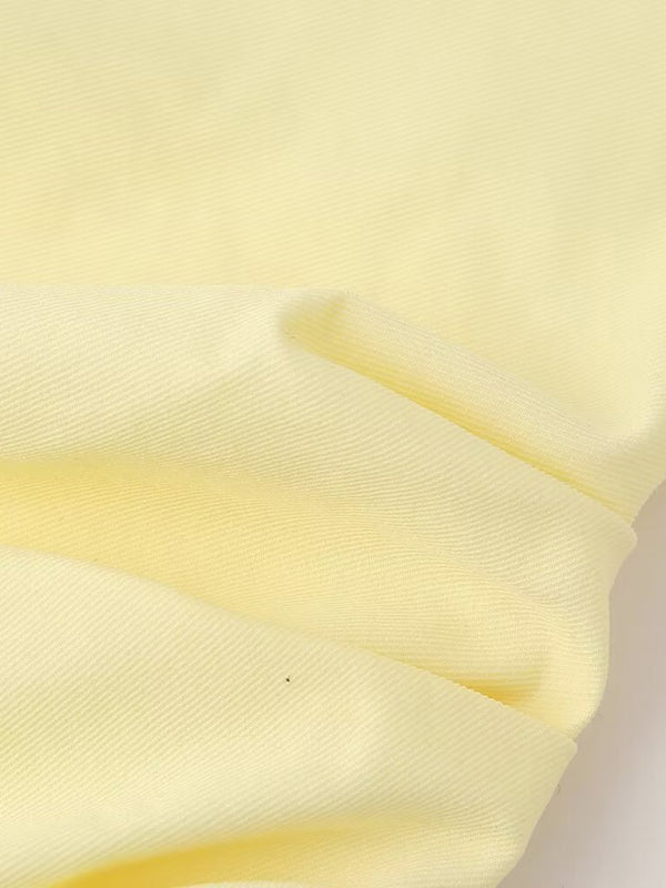 Hot girl’s sexy tube top with pleated design and irregular hem