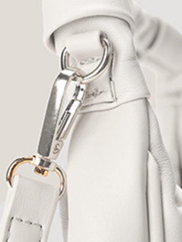 Sac bandoulière femme, sac plissé nuage, sac baguette à bandoulière unique 