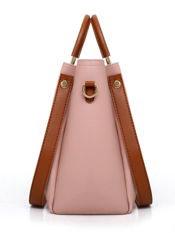 Vierteilige Schwiegermuttertasche, tragbare Umhängetasche, Beuteltasche 