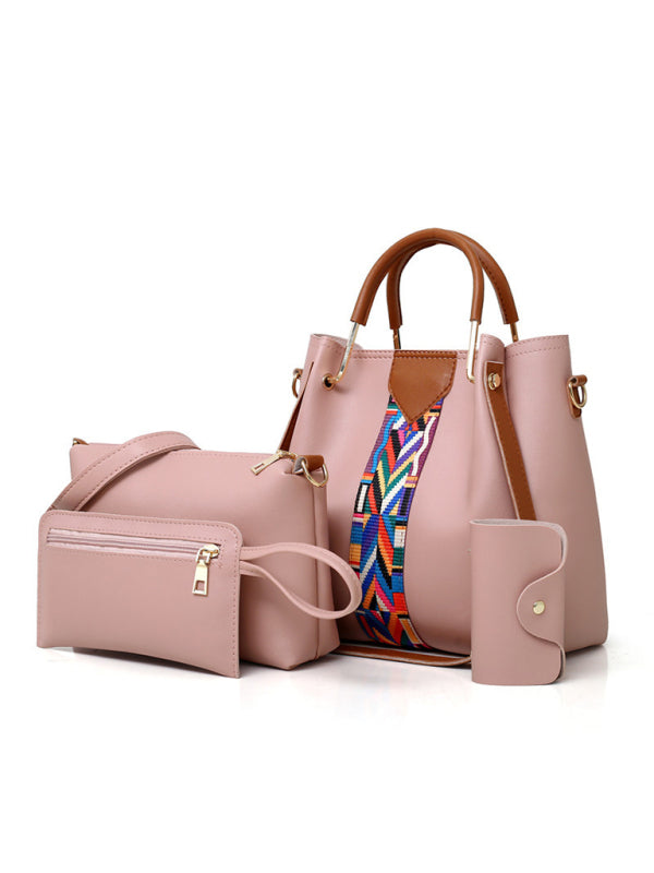 Vierteilige Schwiegermuttertasche, tragbare Umhängetasche, Beuteltasche 