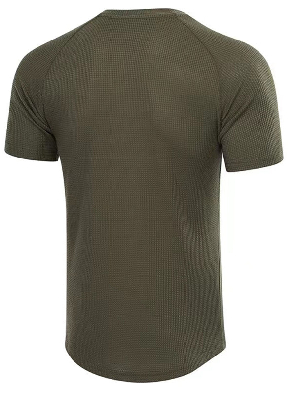 T-shirt homme décontracté léger à col rond 