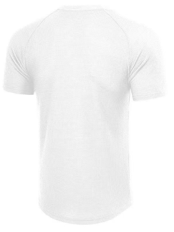 T-shirt homme décontracté léger à col rond 