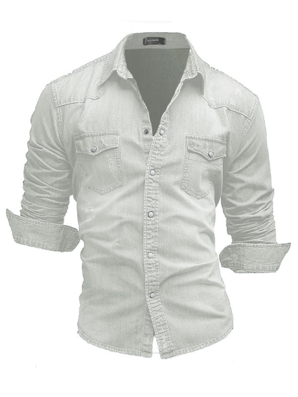 Men's Fashion Versatile Denim Shirt