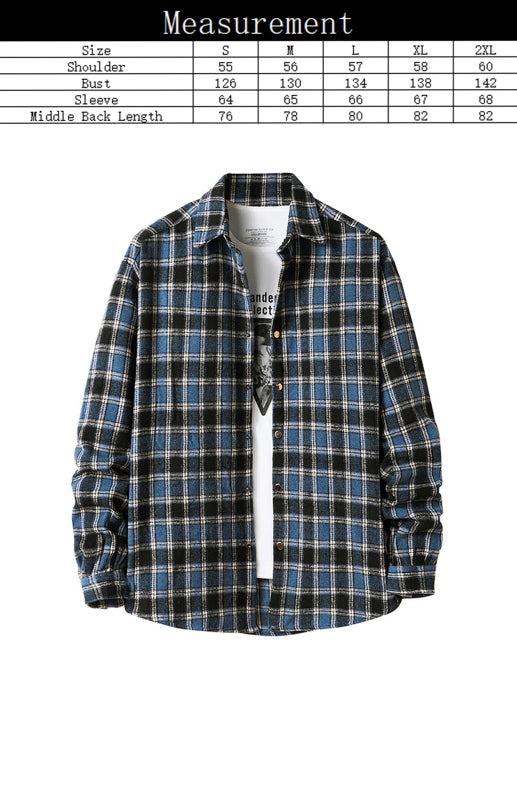 Men's Fashion Casual Long Sleeve Shirts