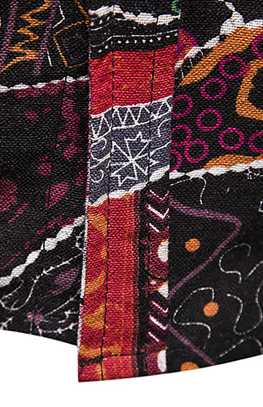 Chemise décontractée pour homme en polyester avec poche passepoilée et manches classiques 