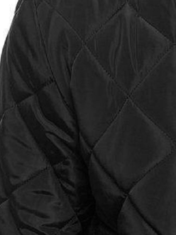 Men's puffer jacket – ribbed cuff detail